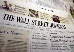 Blogging in the Wall Street Journal