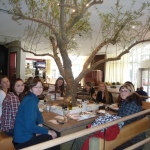Afterwards we had a great chat at the Vapiano restaurant.