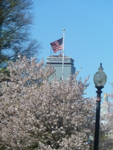 Beautiful weather on May 1 in Boston