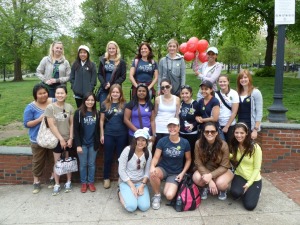 Team Au Pair in America for the Walk for Hunger