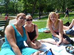 Three aupairs from Austria, Theresa and Sabine are in our Boston cluster