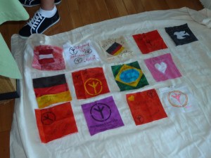 First pieces come together for our cluster project for International Peace Day on Sept 21