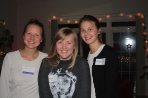 Victoria , Lovisa and Caroline from Sweden who also became best buddies