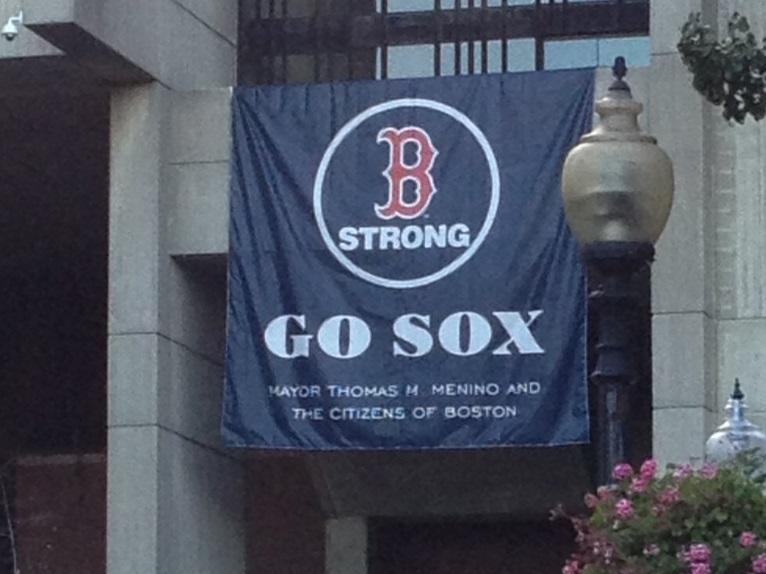 Boston Strong for the Red Sox tonight at Fenway Park