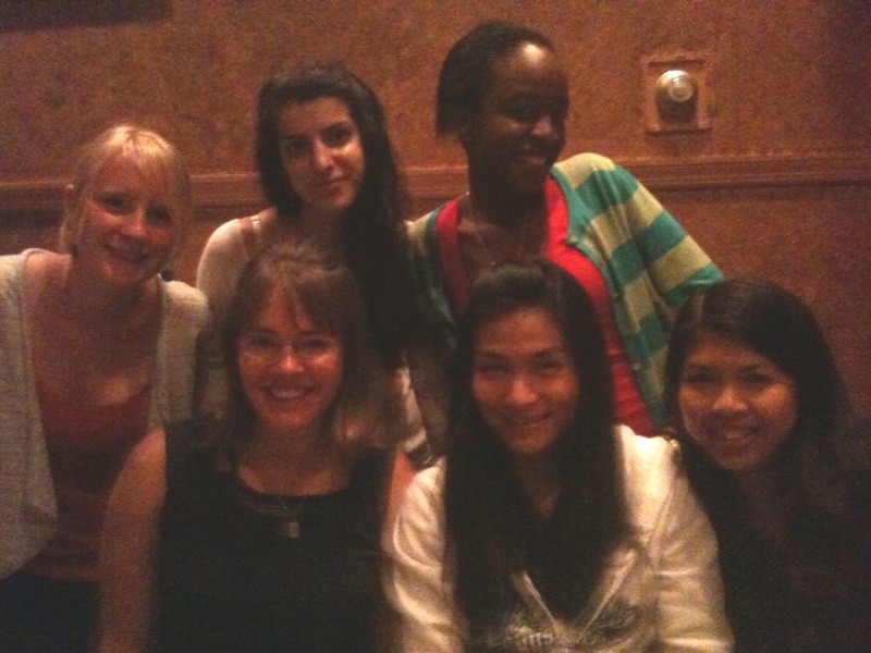 Five different nationalities enjoyed a great Thai dinner!