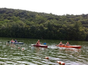 kayaking