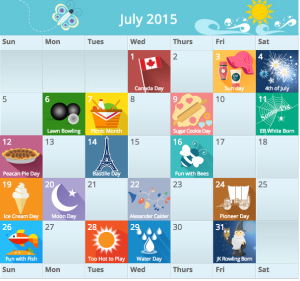 APIA's July 2015 Calendar
