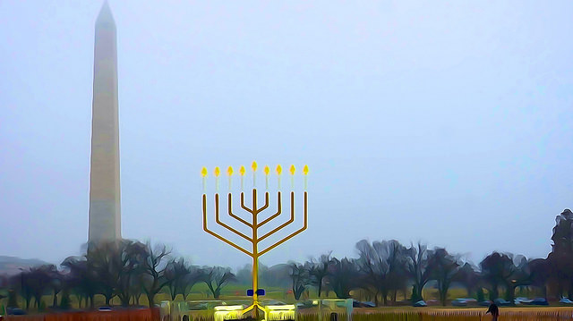 You can visit the world's largest menorah on the Ellipse in Washington, DC. Photo: Ted Eytan (Flickr)