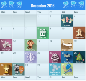 Dec 2016 Calendar