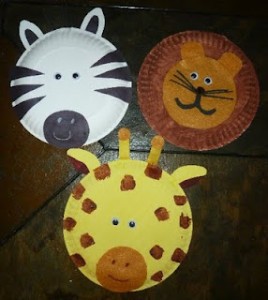 zoo paper plate animals 22