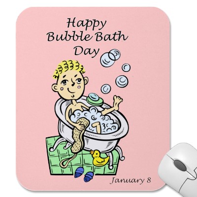 bubble bath day