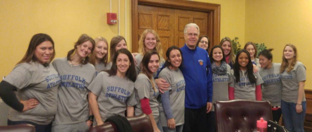 Kevin Foley, Athletic Director of SCCC with the APIA Au Pairs