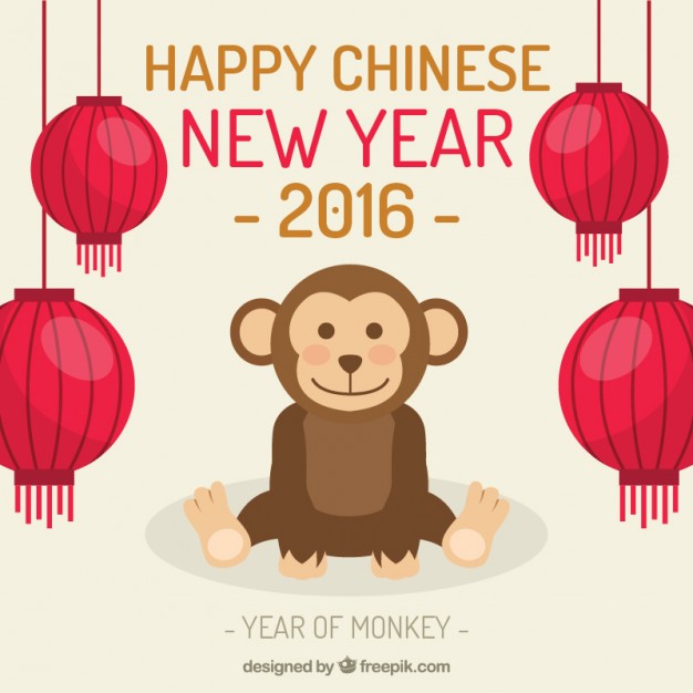 happy-chinese-new-year-2016-with-a-cute-monkey_23-2147532303