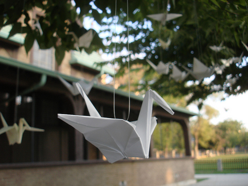 Fuzzy Gerdes paper cranes