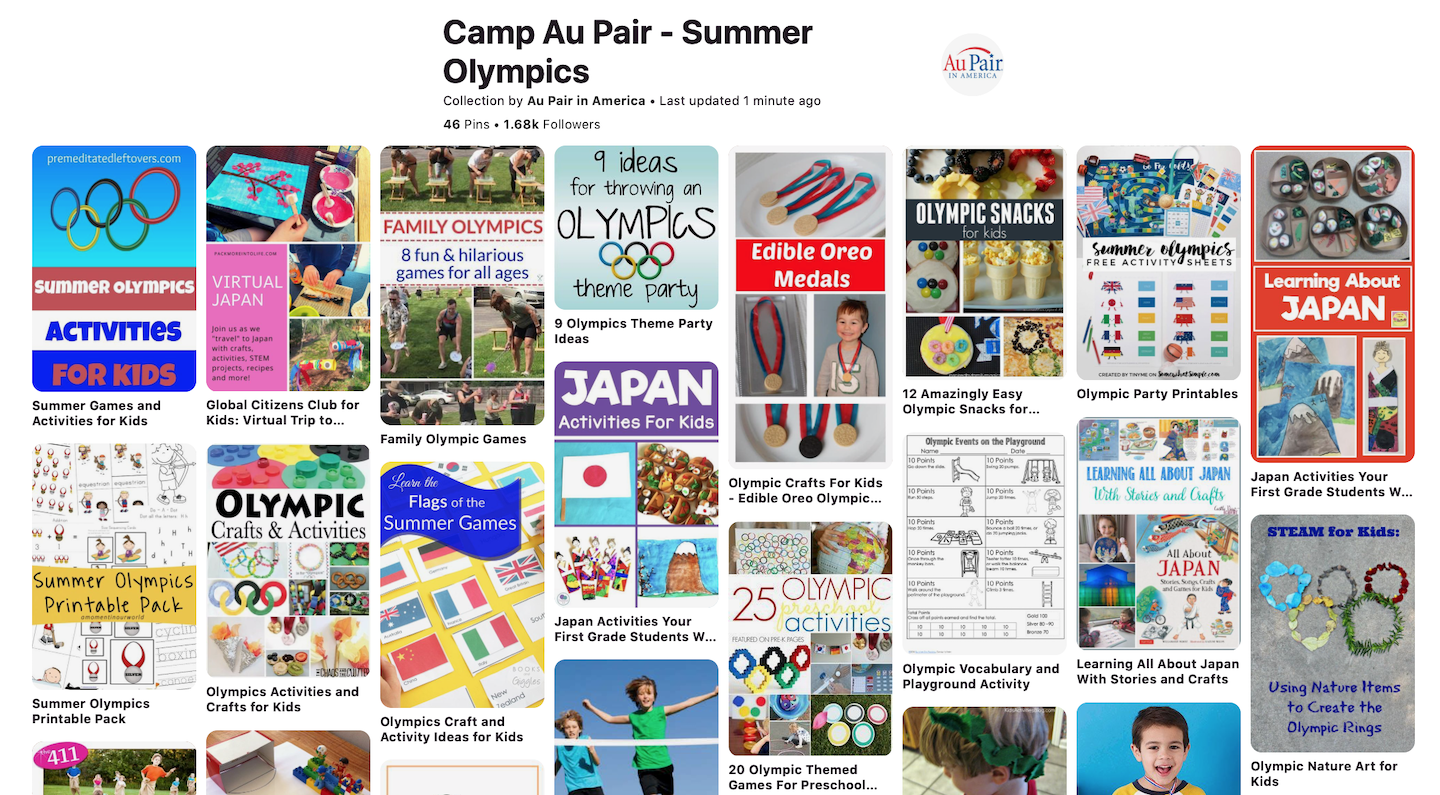 Camp Au Pair Summer Olympics Sandra's Au Pair in America Blog