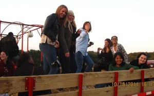 Having A Great Time on the Hayride!