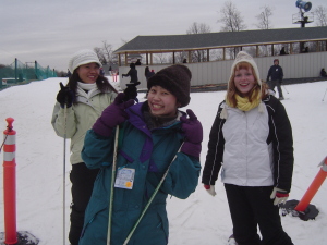 Let's do not forget our skip trip.First time on the skis and loved it!