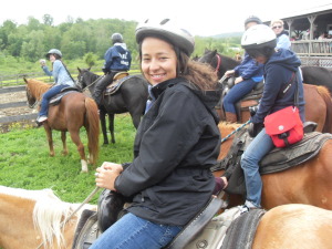 Horseback riding at the foot of the Shenandoah!