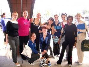 VAO cluster aupairs still smiling after Zumba