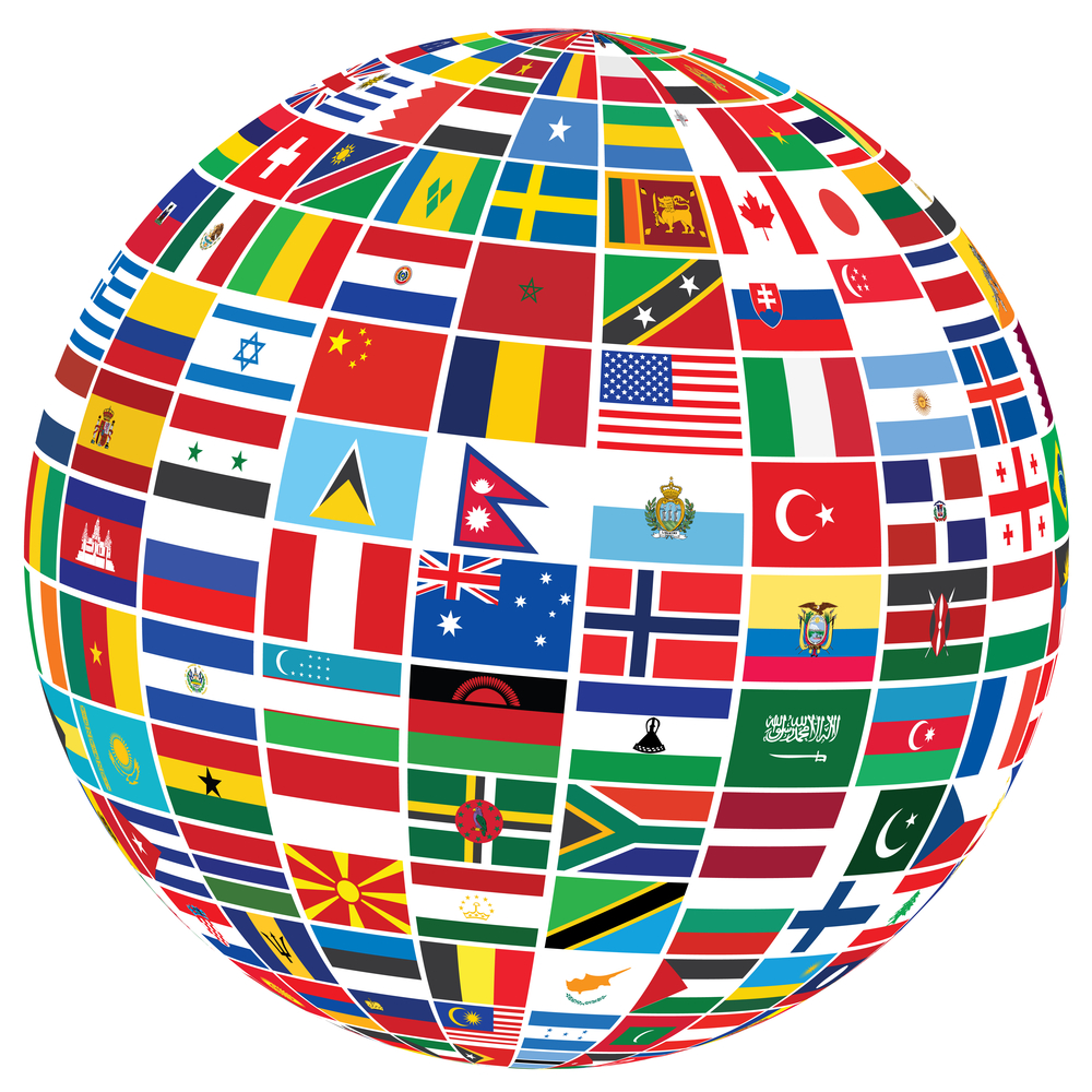 clipart of flags around the world - photo #43