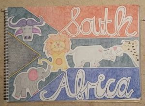 Au Pair in America | Flag Day Competition | South African Flag by Courtney Wright
