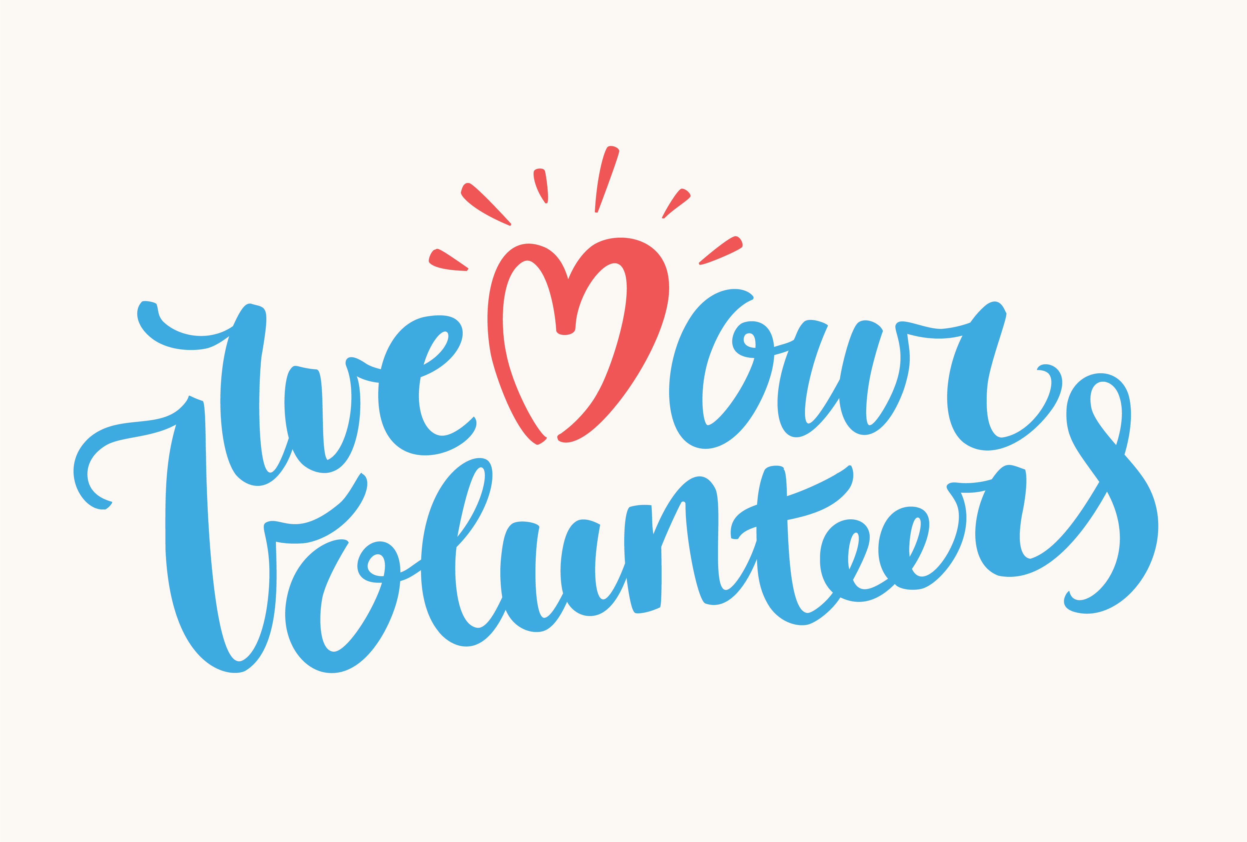 We love our volunteers.