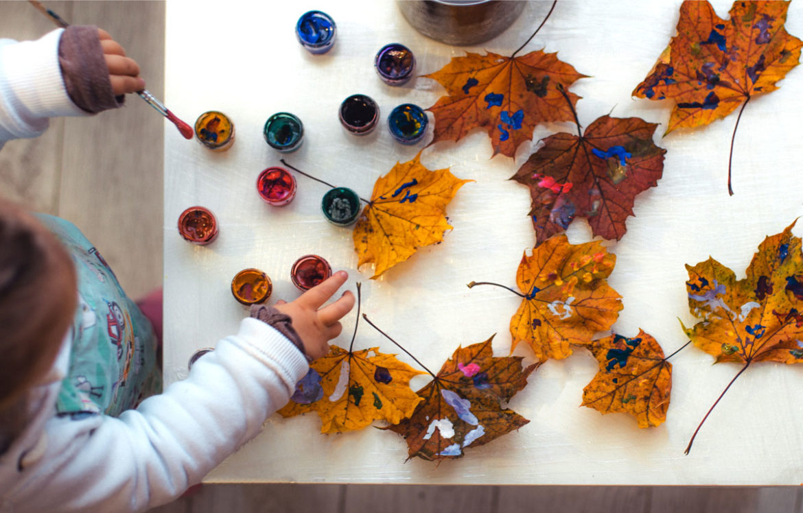 children's fall craft project