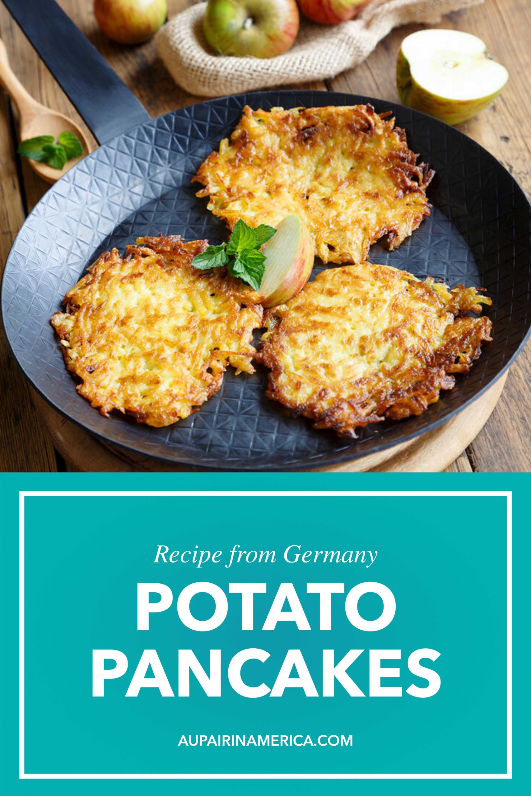 Kartoffelpuffer, German Potato Pancakes Recipe | Au Pair in America