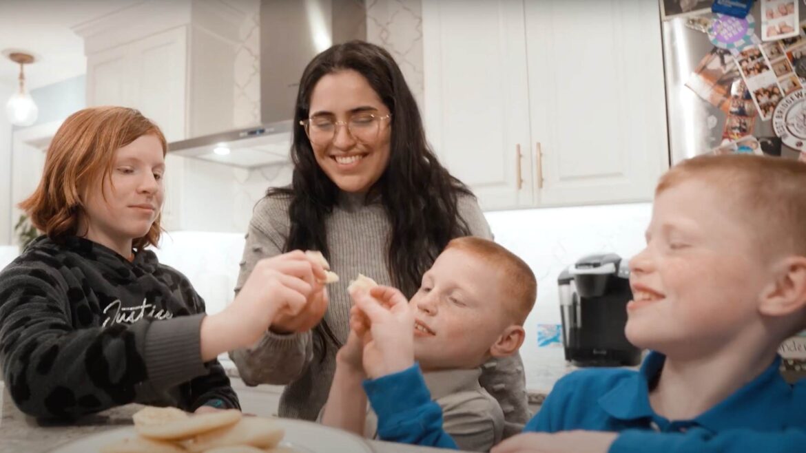 Au Pair with host children in Massachusetts