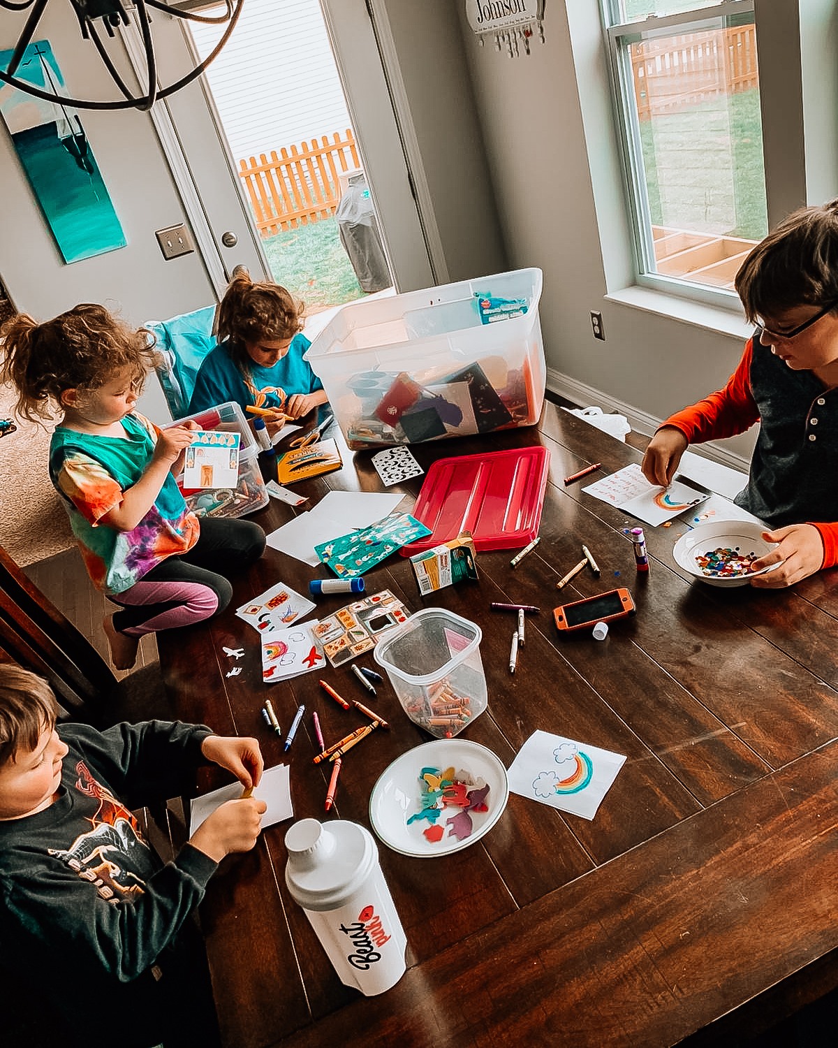 Host children writing gratitude letters