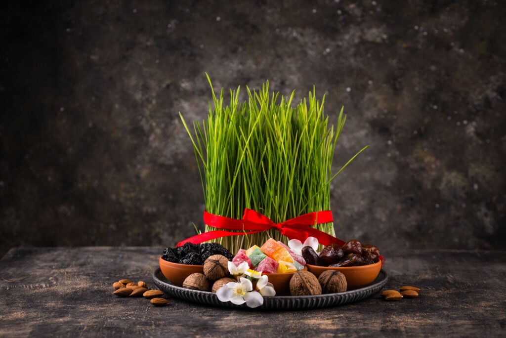 Traditional Nowruz display