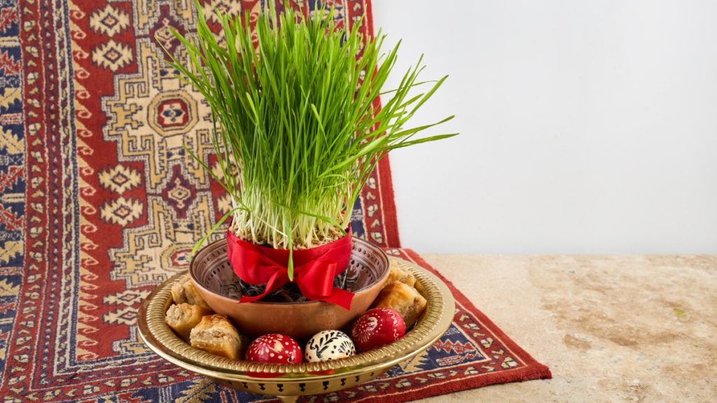 Traditional Nowruz display