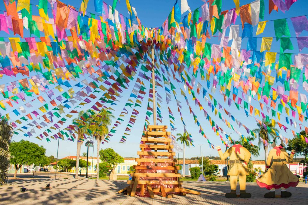 Summer celebration of Festa Junina in Brazil