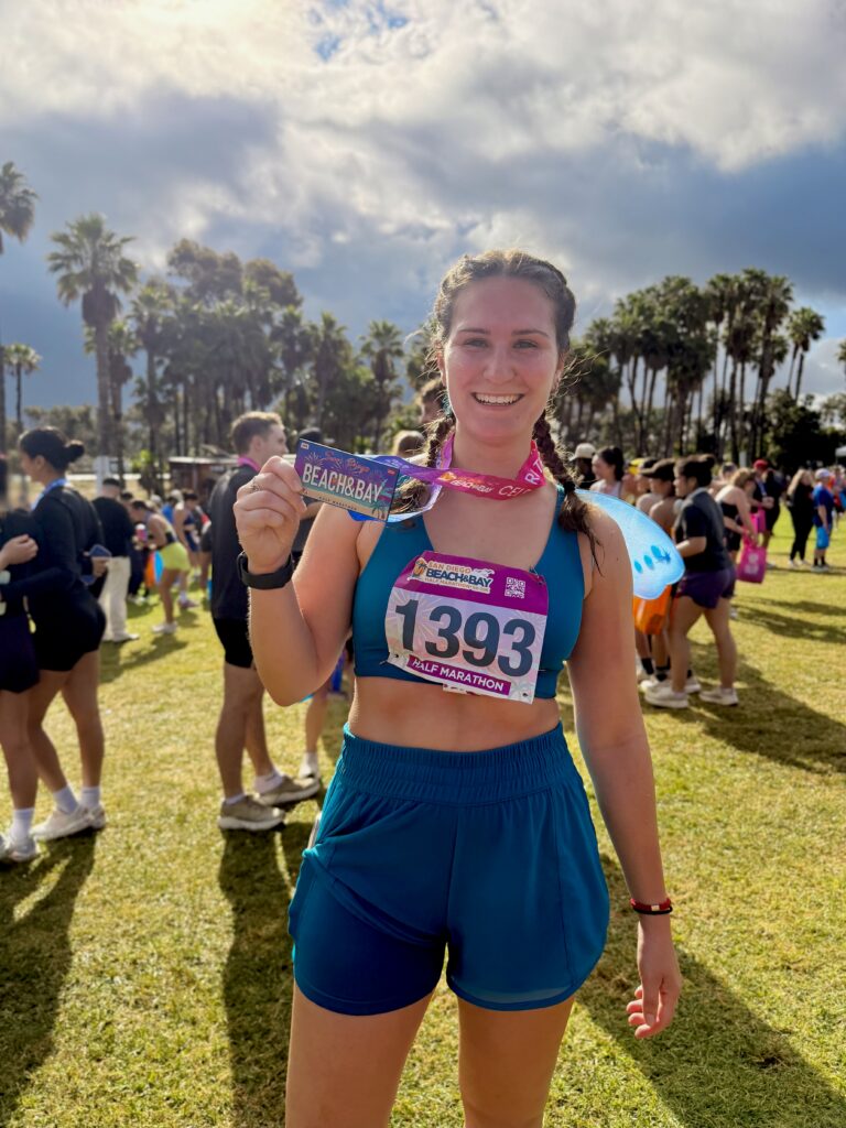 au pair after running marathon